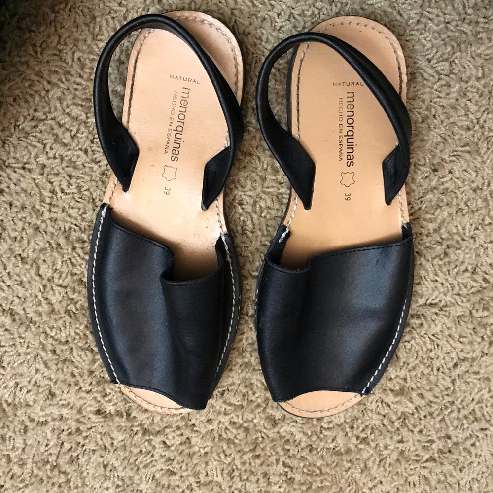 Original Black Menorquinas from Spain